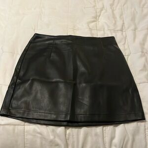 Abercrombie leather skirt